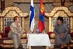 Official visit to Mongolia on 30 August – 1 September 2011. Copyright © Office of the President of the Republic of Finland  